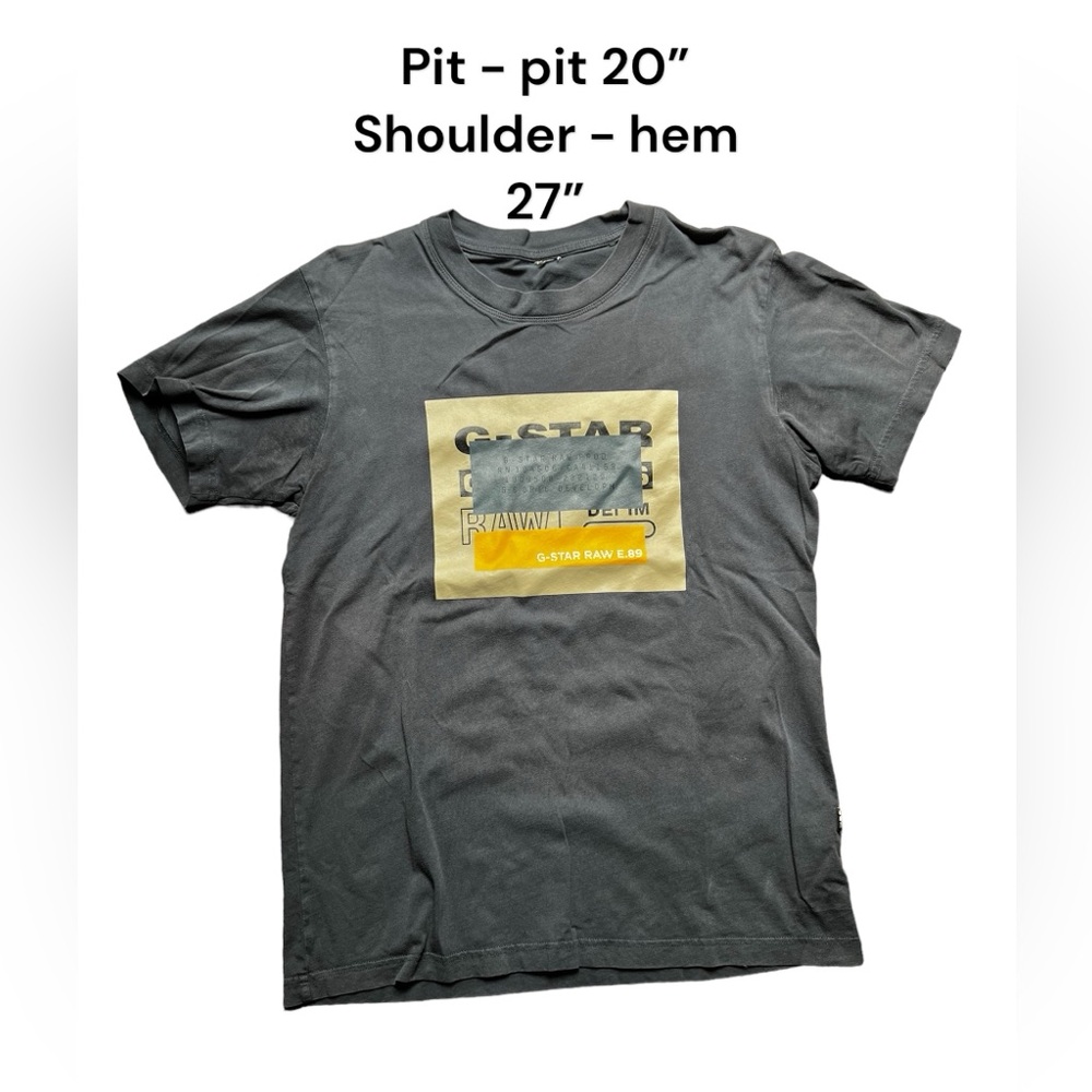 G-Star Cvrd originals T-shirt black pre loved
